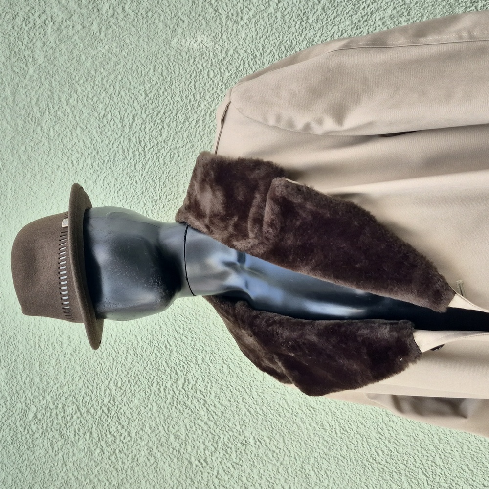 London Fog (USA) Men's Vintage Cotton Blend Canyon Cloth Luxury Overcoat
